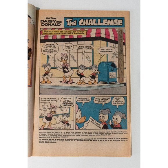 Walt Disney Daisy And Donald Comic Book Whitman 35¢ Vintage Collectible - Picture 6 of 13